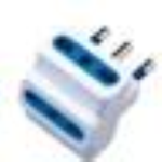 MACH POWER ADATTATORE TRIPLO SPINA 16A 2P+T - 3 PRESE 10/16A BIANCA MP-SA1026