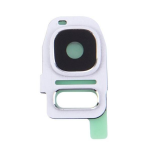 LENTE VETRO FOTOCAMERA POSTERIORE BACK per SAMSUNG GALAXY S7 G930 BIANCO camera vetrino retro
