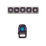 LENTE VETRO FOTOCAMERA POSTERIORE BACK per SAMSUNG GALAXY S7 G930 NERO camera vetrino retro