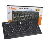 Mini Tastiera linq Usb Multimediale Ultra Sottile con Filo Notebook Pc k-2 