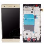 LCD DISPLAY + TOUCH + FRAME COMPLETO PER HUAWEI P8 LITE ORO ALE-L21   touchscreen vetro