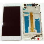 LCD DISPLAY + TOUCH + FRAME COMPLETO PER HUAWEI Y6 II 2 BIANCO touchscreen vetro