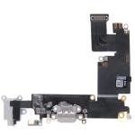 CONNETTORE di carica ricarica completo di flat audio per iPhone 6s Plus nero dock microfono