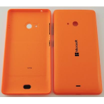 SCOCCA posteriore per Nokia Lumia 540 arancione back cover copri batteria con tasti 