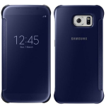 CUSTODIA CLEAR VIEW COVER originale Samsung EF-ZG920BBE per GALAXY S6 BLU