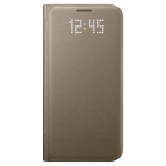 CUSTODIA LED VIEW COVER originale Samsung EF-NG930PFE per GALAXY S7 GOLD ORO