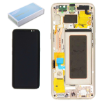 DISPLAY LCD ORIGINALE Samsung G950F Galaxy S8 GOLD oro vetrino touch vetro schermo