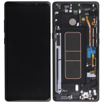 DISPLAY LCD ORIGINALE Samsung N950F Galaxy Note 8 NERO vetrino touch vetro schermo