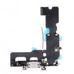 CONNETTORE di carica ricarica completo di flat audio per iPhone 7 Plus nero dock microfono