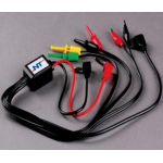 NT CAVI CAVETTI PUNTALI PUNTALINI TESTER RICAMBIO BANANA PLUG TO ALLIGATOR CON USB alimentatore