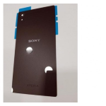 SCOCCA posteriore per Sony Xperia Z5 E6653 NERO graphite back cover copri batteria vetro 