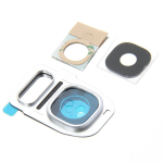 LENTE VETRO FOTOCAMERA POSTERIORE BACK per SAMSUNG GALAXY S7 EDGE G935 SILVER camera vetrino retro