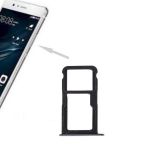 CARRELLO PORTA SIM per HUAWEI P10 LITE tray carrellino scheda lettore NERO