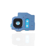 LENTE VETRO FOTOCAMERA POSTERIORE BACK per SAMSUNG GALAXY S8+ PLUS G955 BLU camera vetrino retro