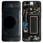 DISPLAY LCD ORIGINALE Samsung G965F Galaxy S9 PLUS NERO vetrino touch vetro schermo
