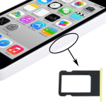 CARRELLO PORTA SIM per iPhone 5C tray carrellino scheda nano vano lettore GIALLO