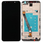 LCD DISPLAY + TOUCH + FRAME COMPLETO PER HUAWEI Mate 10 Lite Rne-L21 NERO touchscreen vetro