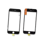 vetro completo per rigenerazione iPhone 6s nero vetrino touch frame film OCA
