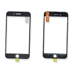 vetro completo per rigenerazione iPhone 8 nero vetrino touch frame film OCA
