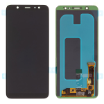 DISPLAY LCD ORIGINALE Samsung A605 Galaxy A6 Plus 2018 NERO vetrino touch vetro schermo