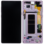 DISPLAY LCD ORIGINALE Samsung N960F Galaxy Note 9 LAVANDER vetrino touch vetro schermo
