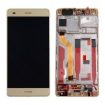 LCD DISPLAY + TOUCH COMPLETO + FRAME PER HUAWEI P9 GOLD oro touchscreen vetro