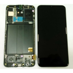 DISPLAY LCD ORIGINALE Samsung A405 Galaxy A40 NERO vetrino touch vetro schermo