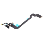 CONNETTORE di carica ricarica completo di flat audio per iPhone X nero dock microfono
