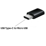 ADATTATORE ORIGINALE SAMSUNG Micro USB-C TYPE C al connettore USB Nero GH98-41290A