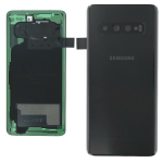 SCOCCA posteriore per Samsung Galaxy S10 G973F NERO back cover copri batteria 