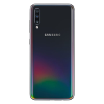SCOCCA posteriore COMPATIBILE per Samsung A70 A705F nero back cover copri batteria 