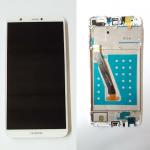LCD DISPLAY + TOUCH + FRAME PER HUAWEI P SMART FIG-LX1 BIANCO touchscreen vetro