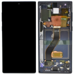DISPLAY LCD ORIGINALE Samsung N970F Galaxy Note 10 NERO vetrino touch vetro schermo