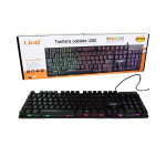 Tastiera Retroilluminata RGB Colorata Luce Usb Per Pc Computer Linq IT-K12