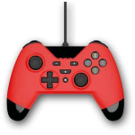 SWITCH GIOTECK CONTROLLER WX4 RED CON CAVO - COMPATIBILE SWITCH CON LICENZA