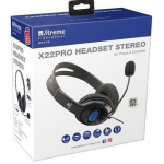 CUFFIE GAMING XTREME X22PRO HEADPHONE 2.0 + MIC JACK 3.5MM per Console TV e PC Ps4 Xbox Switch