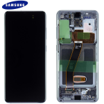 DISPLAY LCD ORIGINALE Samsung G980 G981 Galaxy S20 GREY vetrino touch vetro schermo