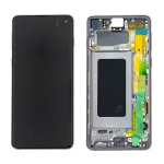 DISPLAY LCD ORIGINALE Samsung G770F Galaxy S10 Lite NERO vetrino touch vetro schermo