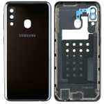 SCOCCA posteriore COMPATIBILE per Samsung A20e A202 NERA back cover copri batteria 