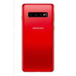 SCOCCA posteriore per Samsung Galaxy S10+ Plus G975F ROSSA back cover copri batteria 