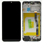 DISPLAY LCD ORIGINALE Samsung M205 Galaxy M20 NERO vetrino touch vetro schermo