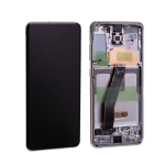 DISPLAY LCD ORIGINALE Samsung G980 G981 Galaxy S20 BIANCO vetrino touch vetro schermo