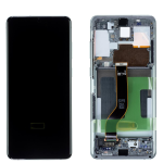 DISPLAY LCD ORIGINALE Samsung G985 G986F Galaxy S20+ Plus GREY grigio vetrino touch vetro schermo