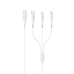USAMS SJ374 U38 Charging Cable 3in1 White