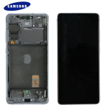 DISPLAY LCD ORIGINALE Samsung G780 Galaxy S20 FE Bianco vetrino touch vetro schermo