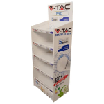 V-TAC PRO ESPOSITORE DA TERRA PER LAMPADINE LED - SKU 10458