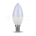 V-TAC VT-1855 LAMPADINA LED E14 5,5W CANDELA - COLORE BIANCO NATURALE - SKU 42581