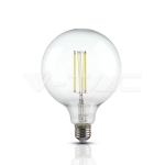 V-TAC VT-2143 LAMPADINA LED FILAMENT E27 12,5W GLOBO G125 - BIANCO NATURALE - SKU 7454