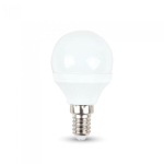 V-TAC PRO VT-236 LAMPADINA LED E14 5,5W MINIGLOBO P45 CHIP SAMSUNG - LUCE BIANCO CALDO - SKU 168