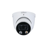 TELECAMERA IP DAHUA FULL-COLOR TIOC CON DETERRENZA ATTIVA SERIE LITE AI WIZSENSE DOME 4MP, OTTICA FISSA 2.8MM, IN/OUT ALLARME, IN/OUT AUDIO, CAPSULA MICROFONICA INTEGRATA, WDR 120DB E 3D DNR, SMD PLUS, SD CARD, POE - DAHUA IPC-HDW3449H-AS-PV